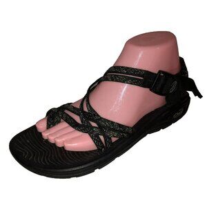Chaco Black Strappy Sandals